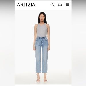 Arlo high rise straight size 30